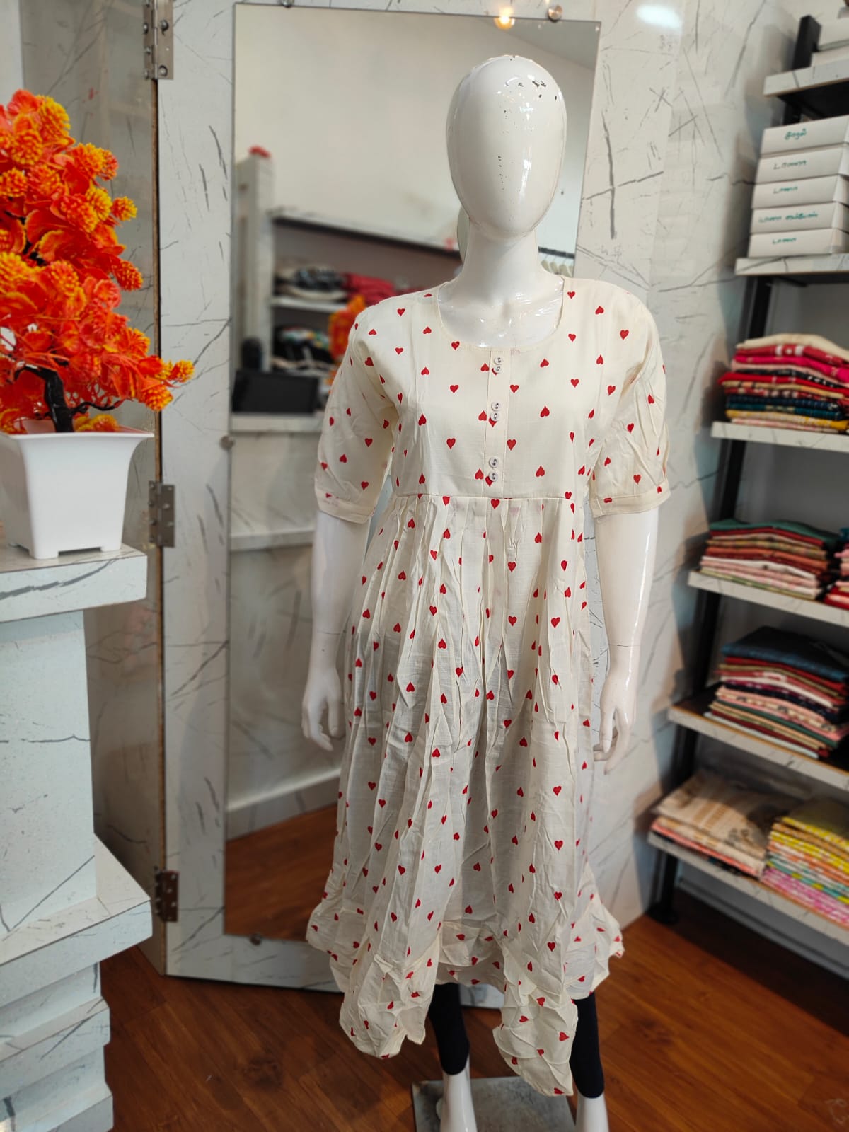 Heart Design Kurti - Image 3