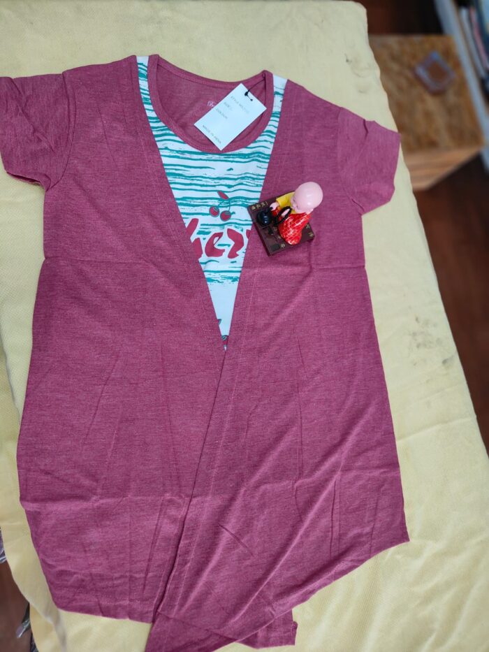 Purple Color T-Shirt - Image 2